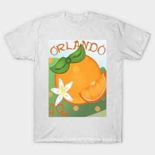 Orlando Orange Stamp T-Shirt